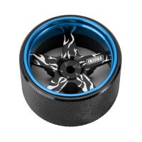 INJORA Aluminium Steering Wheel for TQI Transmitter TRX4M TRX4 TRX6 Slash Summit Blue