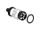 INJORA 2.2" 5-Spokes Negative Offset 10mm Wheels for 1/10 RC Crawler (4) (W2209) Black