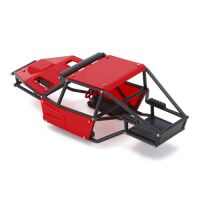 INJORA Rock Tarantula Nylon Buggy Body Chassis Kit For 1/18 TRX4M Red