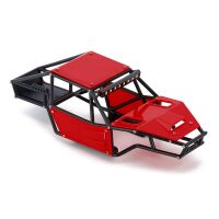 INJORA Rock Tarantula Nylon Buggy Body Chassis Kit For 1/18 TRX4M Red