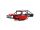 INJORA Rock Tarantula Nylon Buggy Body Chassis Kit For 1/18 TRX4M Red