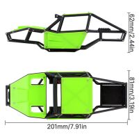 INJORA Rock Tarantula Nylon Buggy Body Chassis Kit For 1/18 TRX4M Green