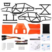 INJORA Rock Tarantula Nylon Buggy Body Chassis Kit For 1/18 TRX4M Orange