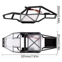 INJORA Rock Tarantula Nylon Buggy Body Chassis Kit For 1/18 TRX4M Clear