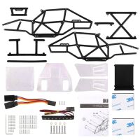 INJORA Rock Tarantula Nylon Buggy Body Chassis Kit For 1/18 TRX4M Clear