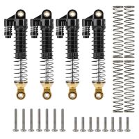 INJORA Brass & Aluminium 59mm Long Threaded Oil Shocks For 1/18 TRX4M (4M-63) 4Pcs