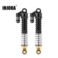 INJORA Brass & Aluminium 59mm Long Threaded Oil Shocks For 1/18 TRX4M (4M-63) 2Pcs