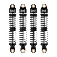 INJORA 59mm Long Threaded Oil Filled Shocks For 1/18 TRX4M (4M-42) Black