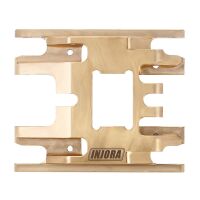 INJORA 53g/Pcs Brass Skid Plate Transmission Mount For 1/18 TRX4M (4M-67)