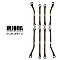 INJORA Black Brass High Clearance Chassis Links Set For 1/18 TRX4M (4M-45)