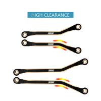 INJORA Black Brass High Clearance Chassis Links Set For 1/18 TRX4M (4M-45)