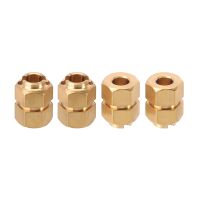 INJORA 9mm Brass Wheel Hex Hub Extenders For 1/18 TRX4M (4M-60)