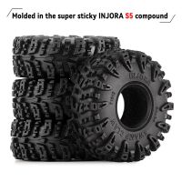 INJORA Swamp Claw 1.0" M/T Tires (4) (64*24mm)