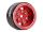 INJORA 1.0" 8-Spoke CNC Aluminum Beadlock Wheel Rim for 1/24 RC Crawlers (4) (W1007) - Red