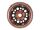 INJORA 1.9" Deep Dish Carbon Aluminum Beadlock Wheels Offset -10mm For 1/10 RC Crawlers (W1953) Bronze