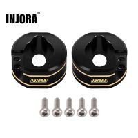 INJORA 2PCS 14g/pcs Black Brass Rear Axle Counterweights for 1/18 TRX4M (4M-30)