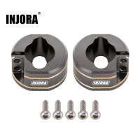 INJORA 2PCS 14g/pcs Grey Brass Rear Axle Counterweights for 1/18 TRX4M (4M-30)