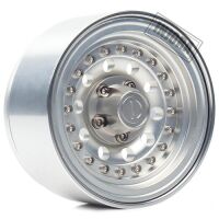 INJORA 4PCS 1.9" Silver Aluminum Beadlock Wheel Rims...