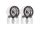 INJORA 1.9" Super Heavy Brass & Aluminum Beadlock Wheels For 1/10 RC Crawlers (4) (W1957)