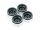 INJORA 2.2" Deep Dish Offset -10mm Carbon Fiber Aluminum Wheels For 1/10 RC Crawler (4) (W2253)