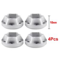 INJORA 12mm Silver Aluminum Wheel Hex Hubs For 1.9"...