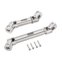 INJORA Stainless Steel Drive Shafts For 1/18 RC Crawler TRX4M High Trail K10 F150 (4M-72)