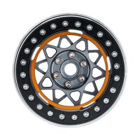 INJORA 2.2" Deep Dish Negative Offset 10mm Wheels For 1/10 RC Crawler (4) (W2208) Grey