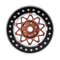 INJORA 2.2" Deep Dish Negative Offset 10mm Wheels For 1/10 RC Crawler (4) (W2208) Bronze
