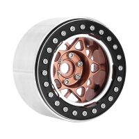 INJORA 2.2" Deep Dish Negative Offset 10mm Wheels For 1/10 RC Crawler (4) (W2208) Bronze