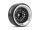 INJORA Turbine 1.3" CNC Aluminium Beadlock Wheels For 1/24 1/18 RC Crawler (W1303) BLACK
