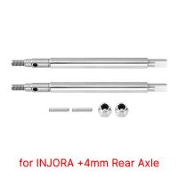 INJORA Stainless Steel Axle Shafts For INJORA TRX4M +4mm Axles (4M-96)