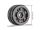 INJORA 1.0" 47g/pcs Black Brass Beadlock Wheel Deep Dish Negative Offset 3.15mm for 1/24 RC Crawlers (4) (W1005Grey)