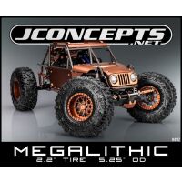 Jconcepts Megalithic 2.2 (5.25" OD) Reifen supersoft/grün (2) JConcepts 1/10 Crawler (D 133.4mm)